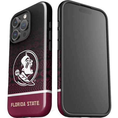 Florida State University Pattern Jersey iPhone 16 Pro Max Impact Case